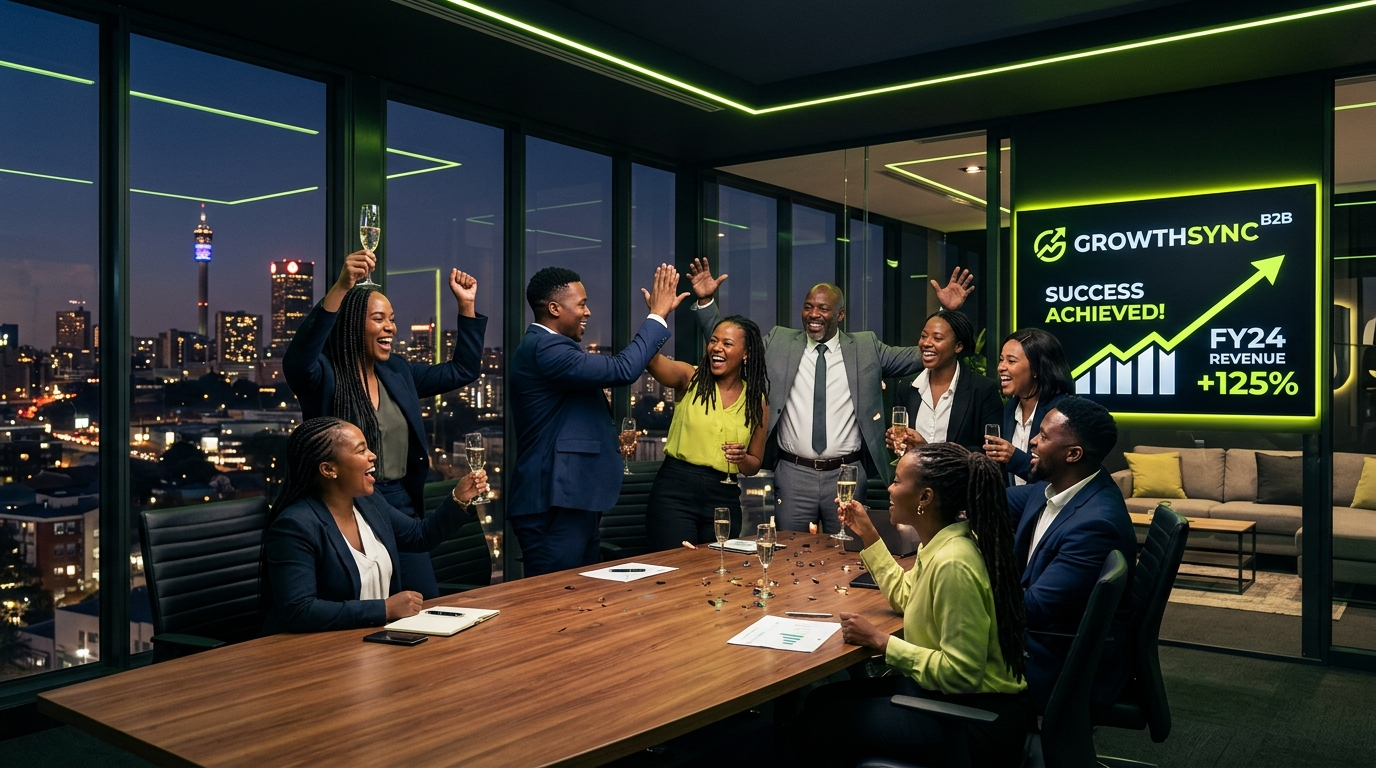 Dynamic African sales and revenue growth team expanding market reach.